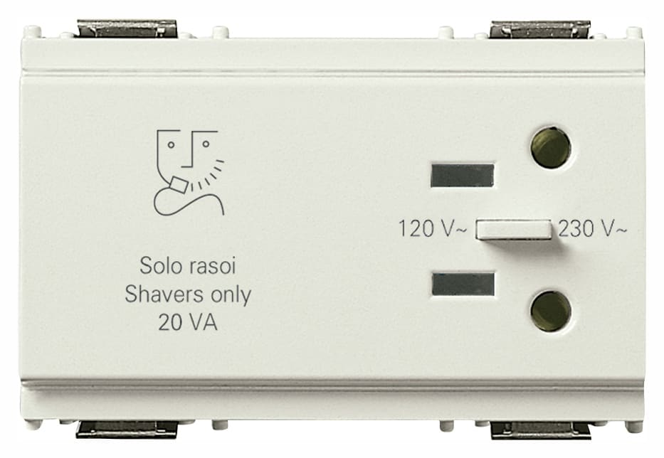 VIMAR - PRESA PER RASOIO 230V BIANCO