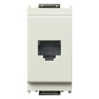 VIMAR - Presa Rj11 6/4 Bianco - 6 Posizioni 4 Contatti Morsetti A Vite