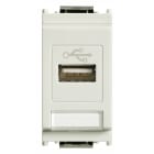 VIMAR - Presa USB Standard Bianco con Morsetti a Vite