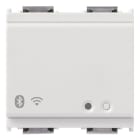 VIMAR - Gateway IoT 2M bianco con Bluetooth e Wi-Fi per integrazione e supervisione tramite Cloud e App, alimentazione 100-240 V 50/60 Hz, 2 moduli.