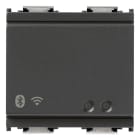 VIMAR - Gateway IoT 2M grigio con Bluetooth Wi-Fi per integrazione e supervisione tramite Cloud e App, alimentazione 100-240 V, 50/60 Hz, 2 moduli.