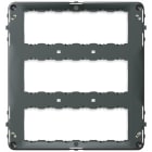 VIMAR - Supporto 18 Moduli con Viti per Scatola Da Incasso V71321 o Parete 09921 Grigio