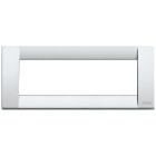 VIMAR - PLACCA CLASSICA 6M ARGENTO METALL.