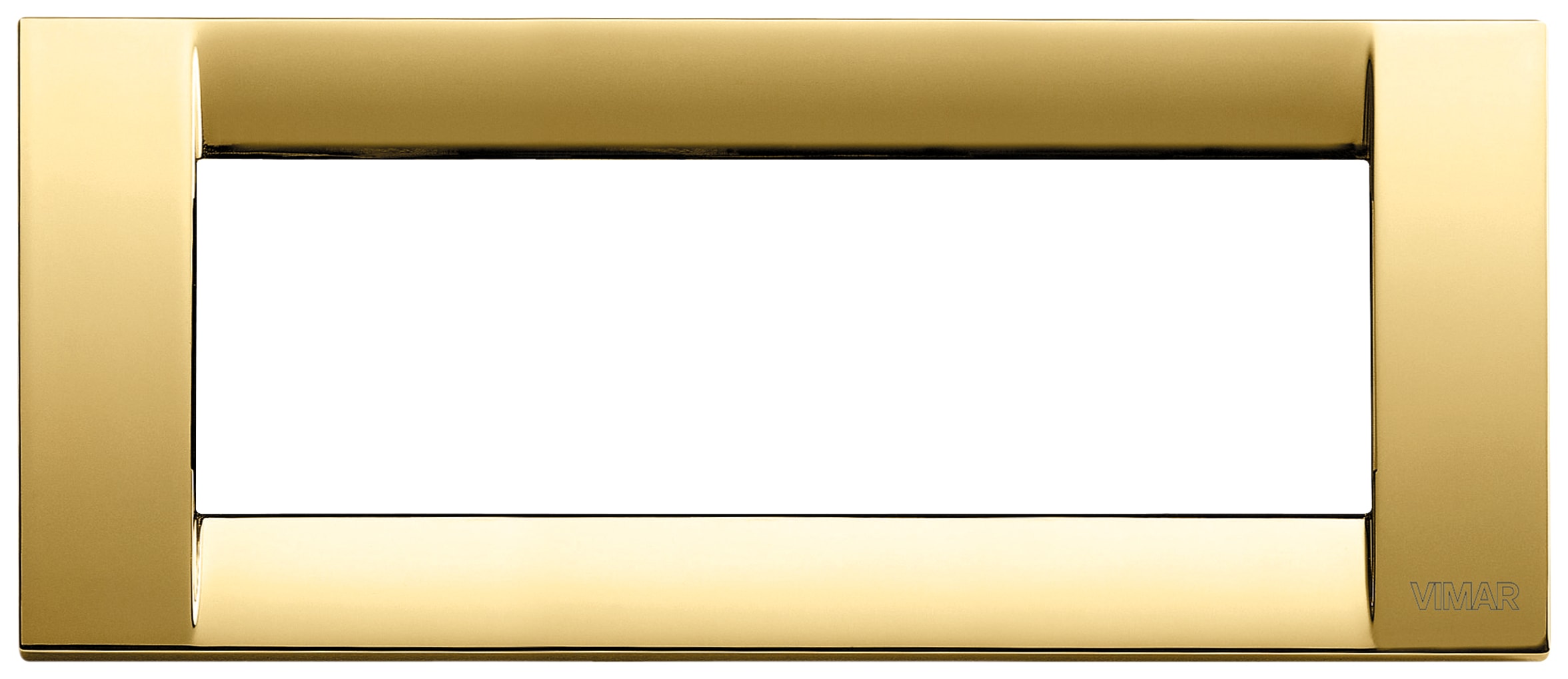 VIMAR - PLACCA CLASSICA 6M ORO LUCIDO