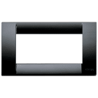 VIMAR - PLACCA CLASSICA 4M NERO