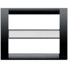 VIMAR - PLACCA CLASSICA 12M NERO