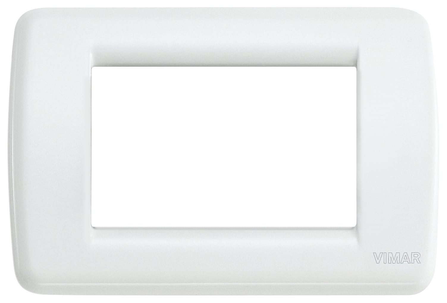 VIMAR - PLACCA RONDO 3M BIANCO