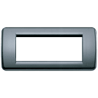 VIMAR - PLACCA RONDO 5M GRIGIO GRAFITE