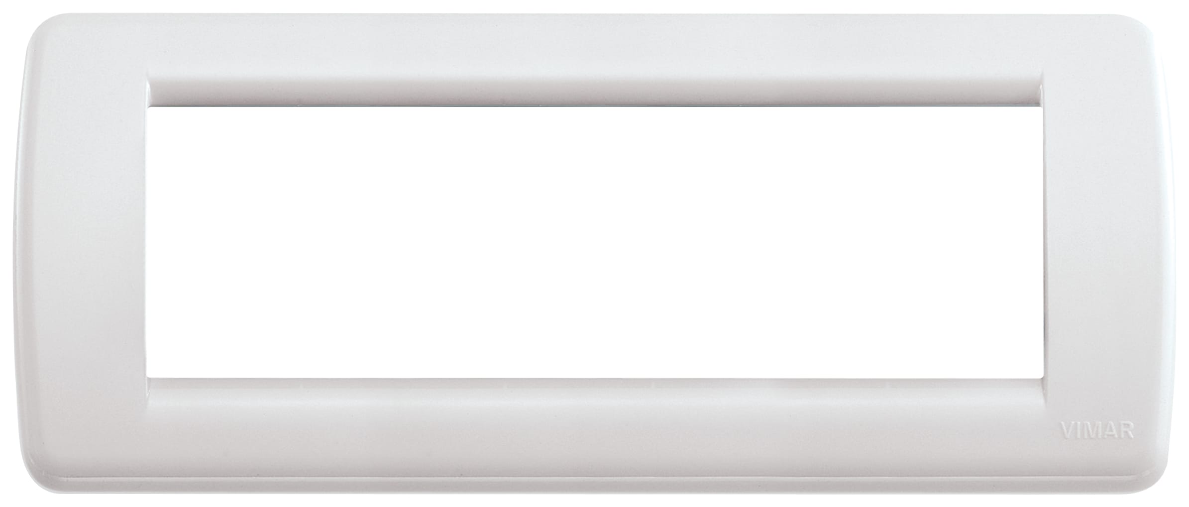 VIMAR - PLACCA RONDO 6M BIANCO IDEA