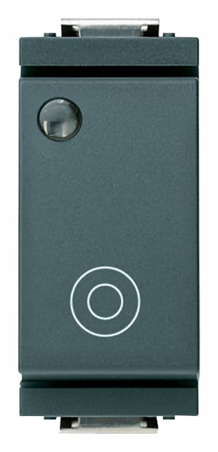 VIMAR - PULSANTE 1PNO 10A GENERICO LUM.SO GRIGIO