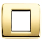 VIMAR - PLACCA RONDO 1-2M ORO LUCIDO