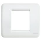 VIMAR - PLACCA RONDO 1-2M BIANCO BRILL.