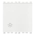 VIMAR - PULSANTE 1P NO 10A LUCE 2M BIANCO