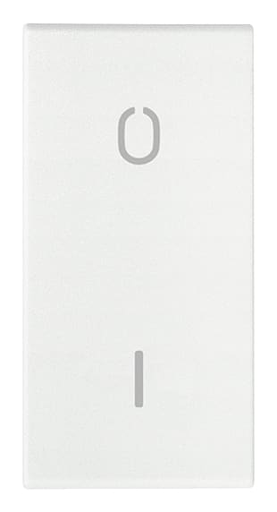 VIMAR - TASTO 1M SIMBOLO O I BIANCO