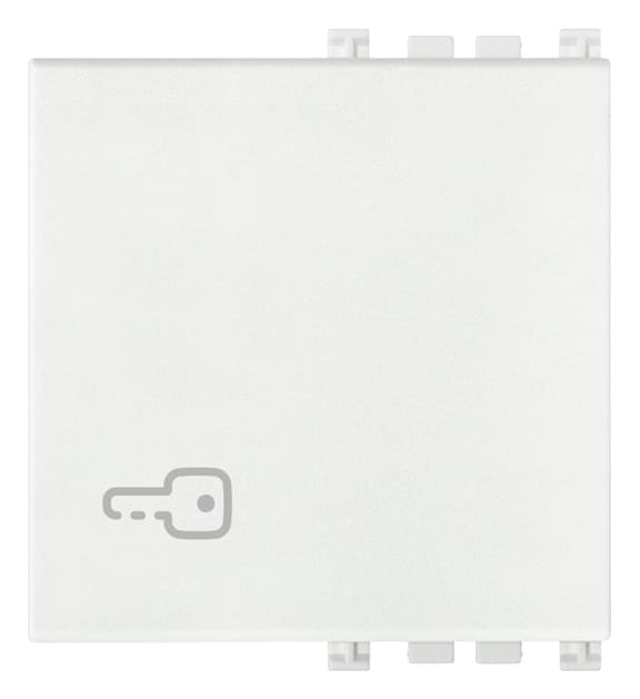 VIMAR - Tasto Intercambiabile 2 Moduli Simbolo Chiave Bianco Illuminabile