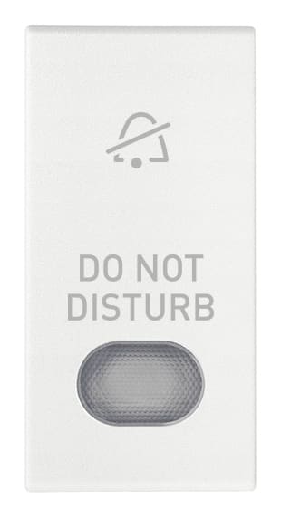 VIMAR - TASTO 1M CON DIFFUSORE SIMB. DND BIANCO