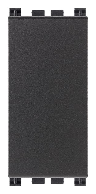 VIMAR - Copriforo Antibatterico Grigio - Copriforo Materiale Grigio Antibatterico