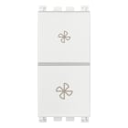 VIMAR - COMMUTATORE 2P 10AX FAN-COIL BIANCO