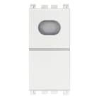 VIMAR - PULSANTE 1P NO 10A CON SPIA BIANCO