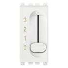 VIMAR - Commutatore a Slitta 1P 6(2)A Bianco 250V~ 4 Posizioni per Velocità Ventil-Convettori