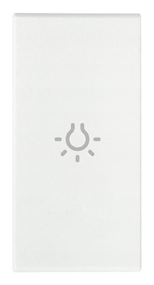 VIMAR - TASTO 1M SIMBOLO LUCE ASSIALE BIANCO