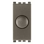 VIMAR - Dimmer Metal 230V 100-500W per Lampade Ad Incandescenza con Potenziometro Rotativo e Individuazione al Buio