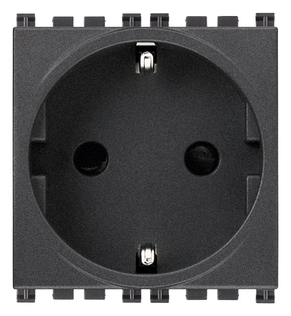 VIMAR - PRESA SICURY 2P+T 16A DE ANTIBAT. GRIGIO