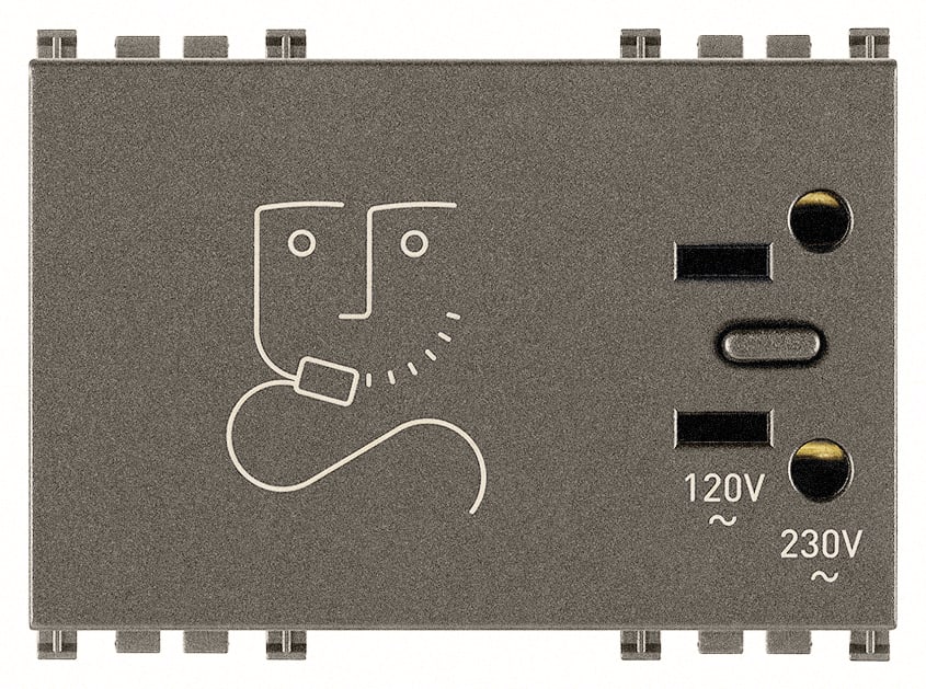 VIMAR - PRESA PER RASOIO 230V METAL