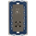 VIMAR - PRESA PER RASOIO VERTICALE 230V METAL