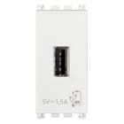 VIMAR - Unità di Alimentazione USB 5V 1,5A Bianco per Dispositivi Elettronici