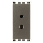 VIMAR - Presa Polarizzata 2P 6A 24V Metal Morsetti Vite Ø 3mm 4mm Interasse 12,4mm