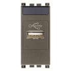 VIMAR - Presa USB Metal Standard con Morsetti a Vite