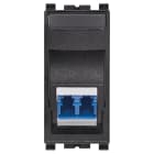 VIMAR - Presa Ottica Monomodale 9/125 µm con Adattatore Lc Duplex Grigio
