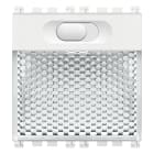 VIMAR - Lampada Segnapasso Led Bianco Alta Efficienza 230V 50-60 Hz Luce Regolabile Tre Livelli 2 Moduli