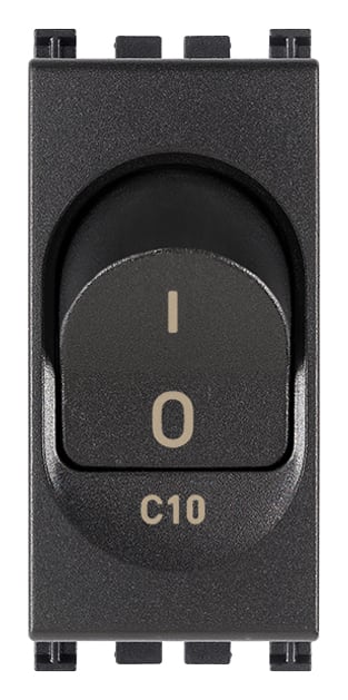 VIMAR - INTERRUTTORE MT 1P+N C10 120-230V GRIGIO