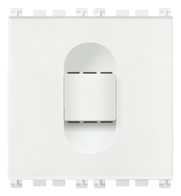 VIMAR - Sensore Elettronico Umidità Bianco Attivo 1 Uscita 0-10 V 4-20 Ma Alimentazione 12/24V 2 Moduli Integrabile Sistema Domotico By-Me 01467