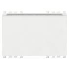VIMAR - Lettore transponder verticale KNX bianco con tasca, 2 uscite a relè NO 4 A 24 V~, 2 ingressi, alimentazione 12-24 V~ 50-60 Hz e 12-24 Vdc, 3 moduli.