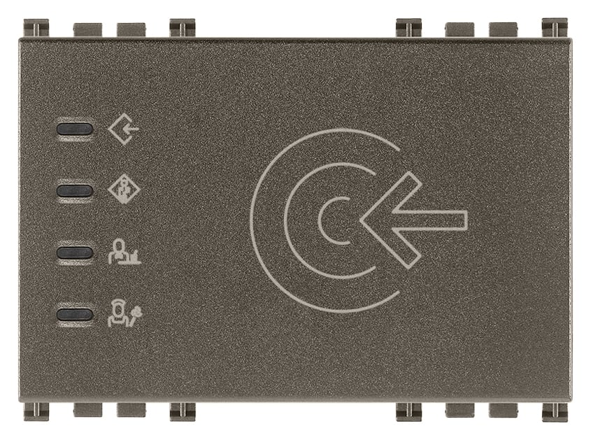 VIMAR - LETTORE TRANSPONDER EST. TROP.KNX METAL