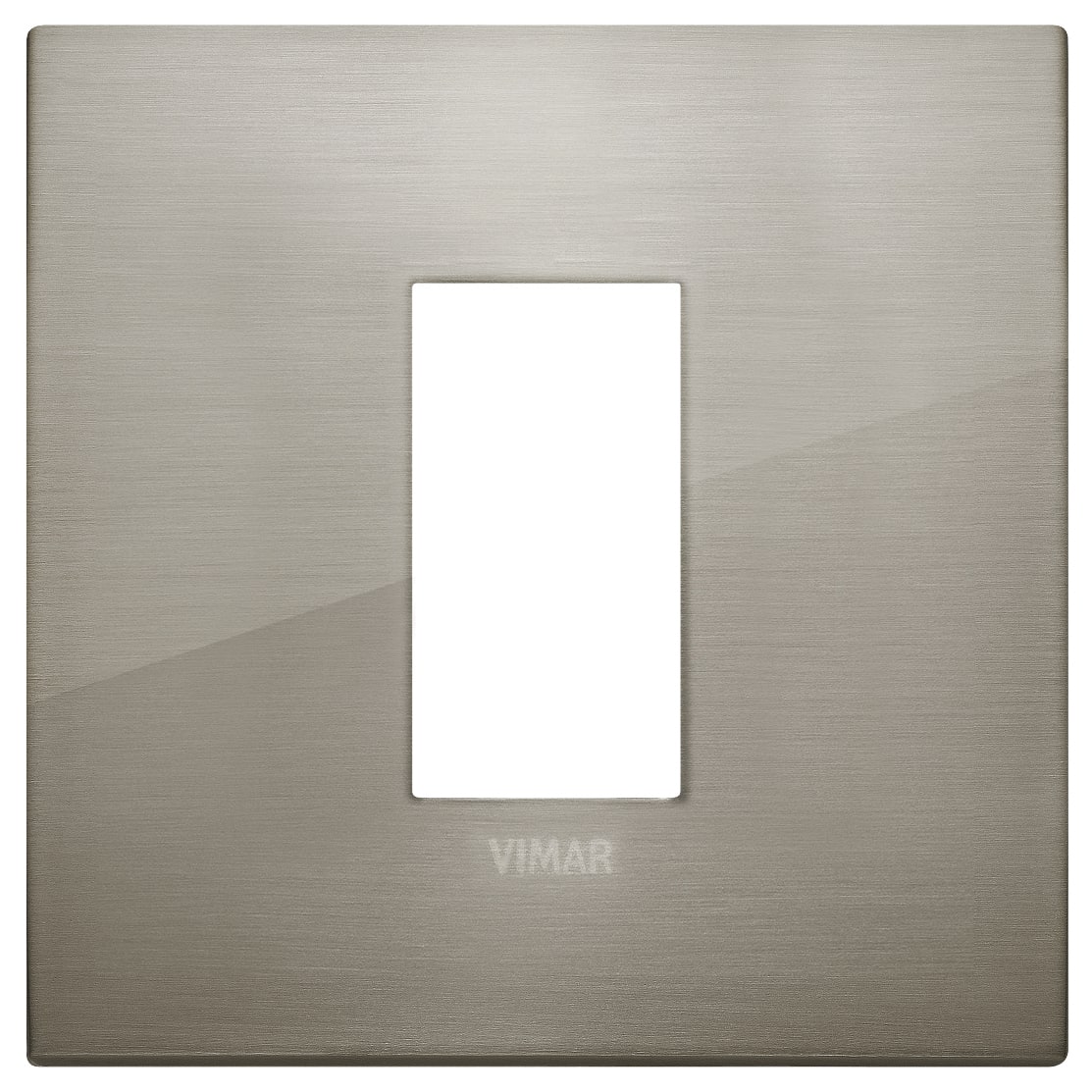 VIMAR - PLACCA CLASSIC 1M ACCIAIO SPAZZOLATO