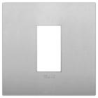 VIMAR - Placca Classic 1 Modulo in Tecnopolimero Silver Matt