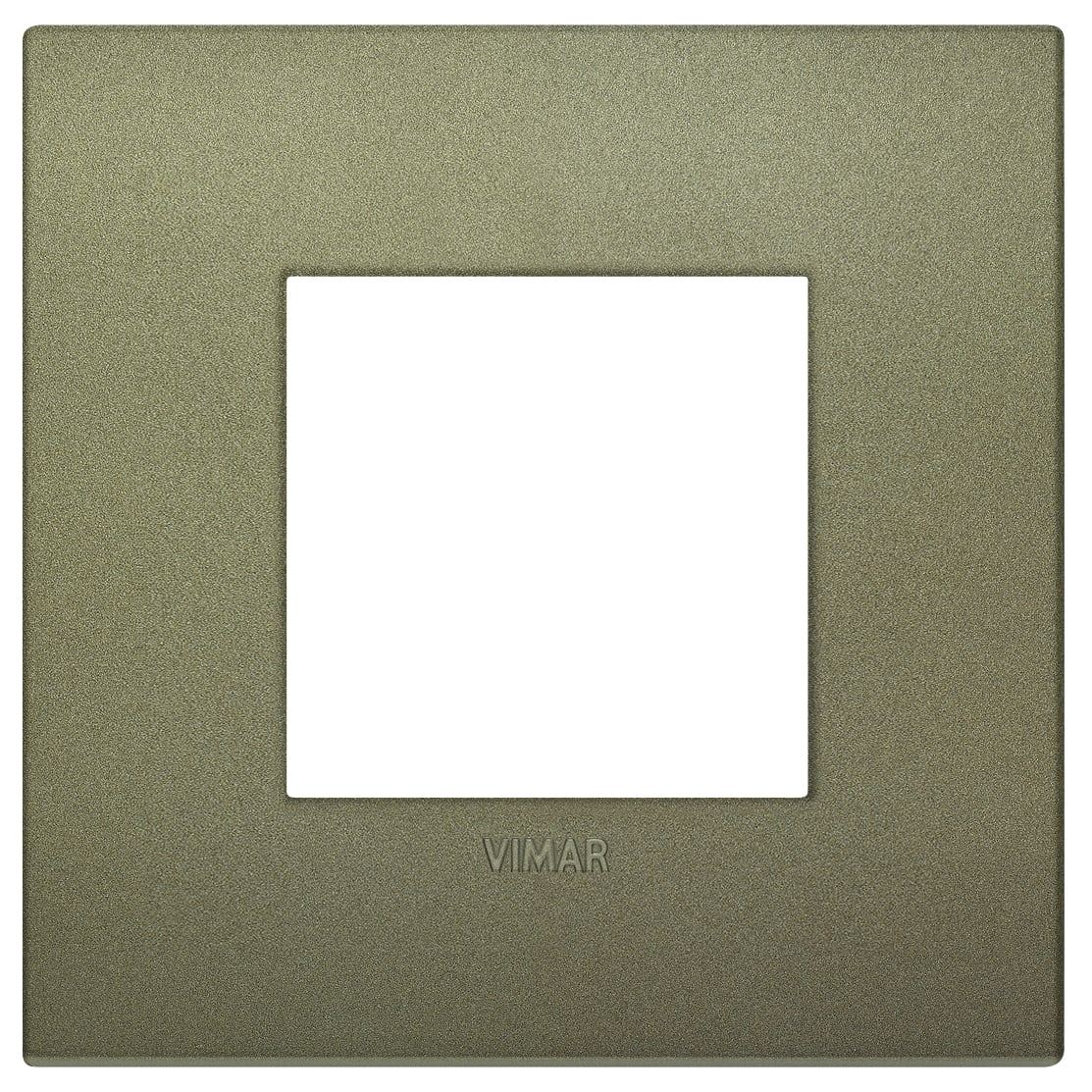 VIMAR - Placca Classic 2 Moduli Verde Matt Tecnopolimero