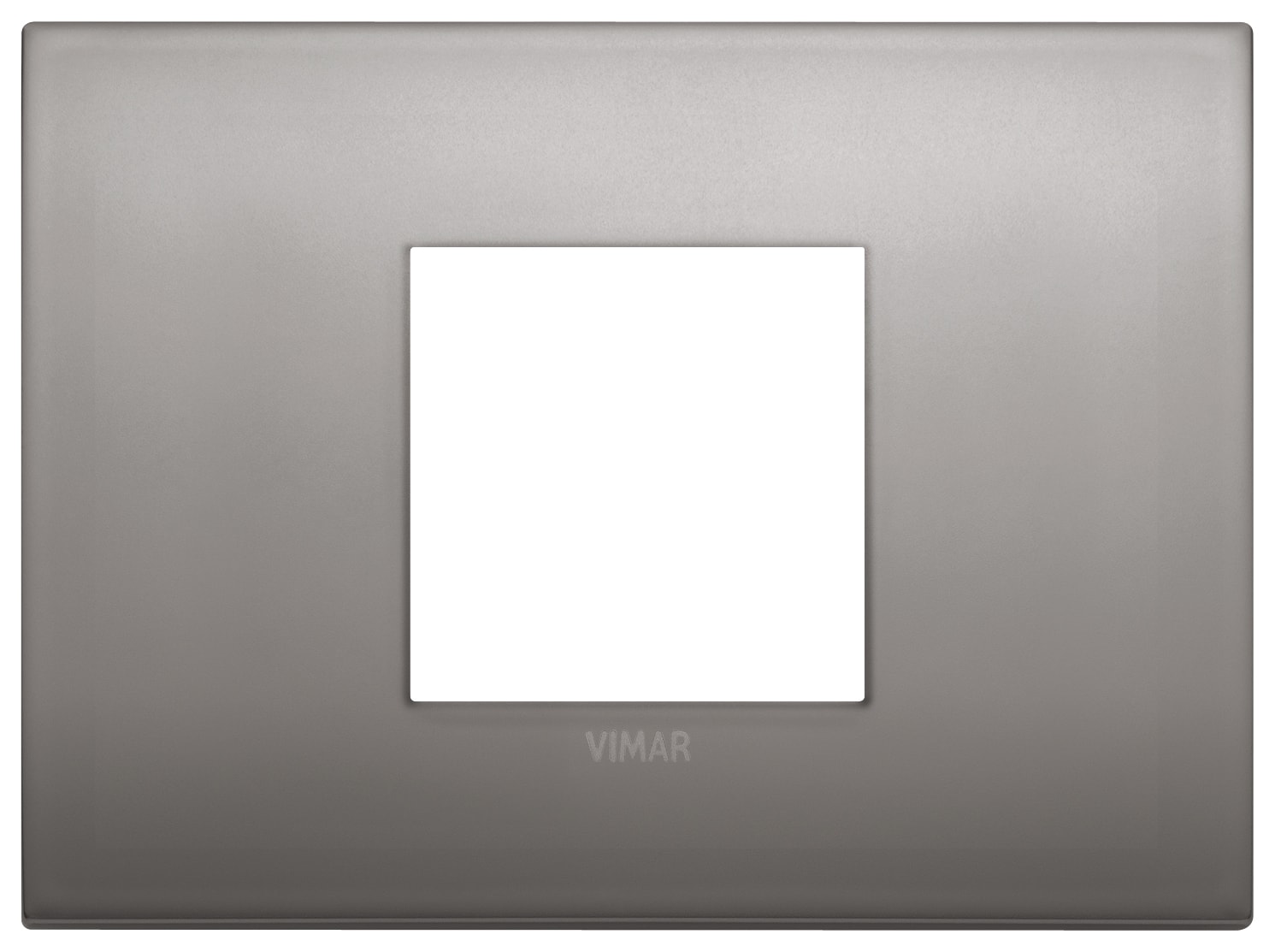 VIMAR - PLACCA CLASSIC 2M CENTRALI NICHEL NERO