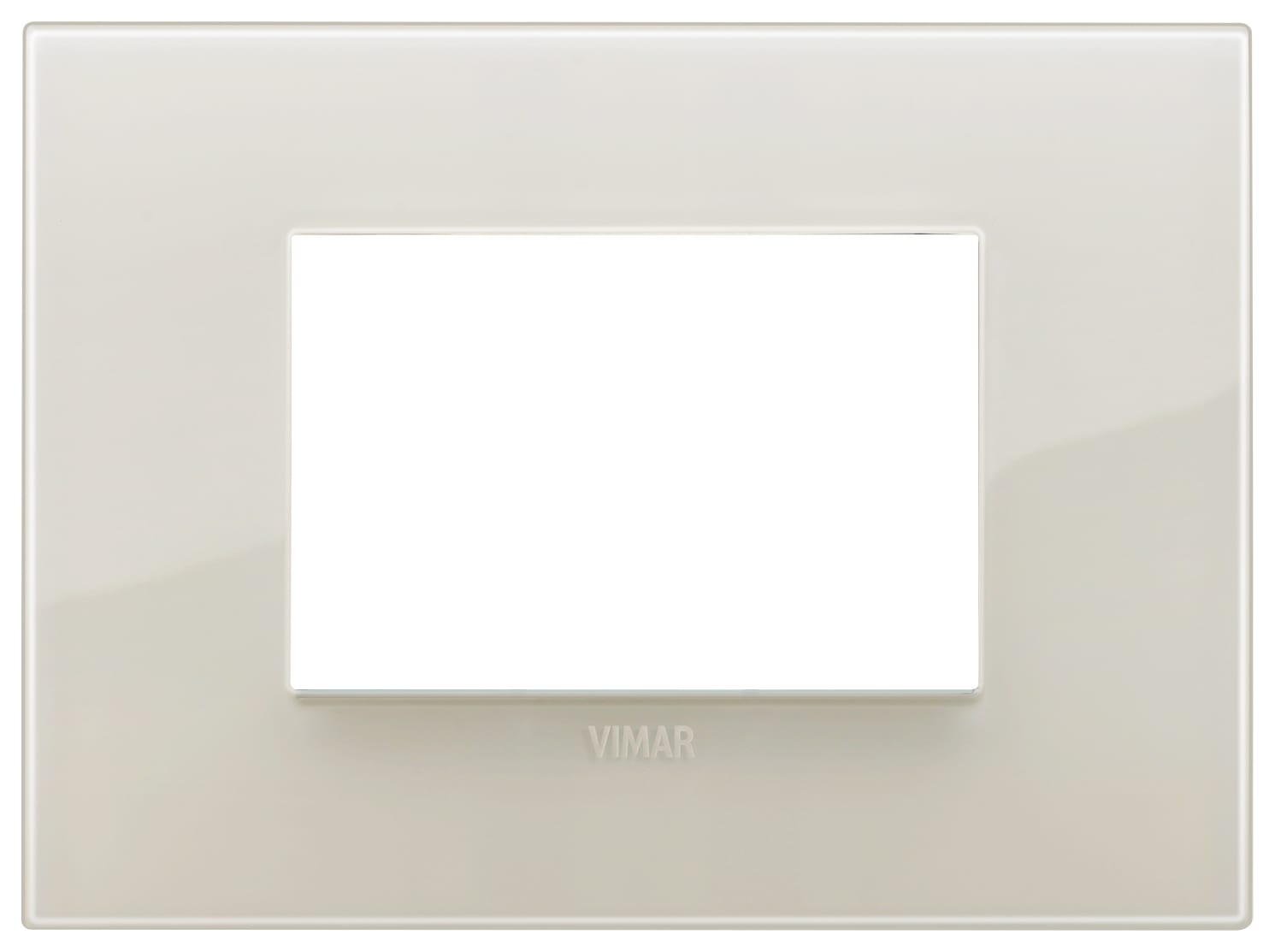 VIMAR - Placca Classic 3M Reflex Avorio - Moduli Tecnopolimero