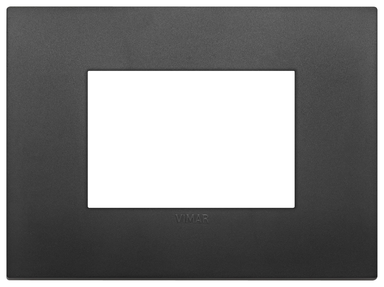 VIMAR - PLACCA CLASSIC 3M NERO