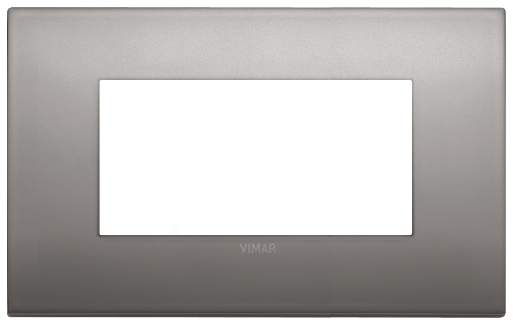 VIMAR - PLACCA CLASSIC 4M NICHEL NERO