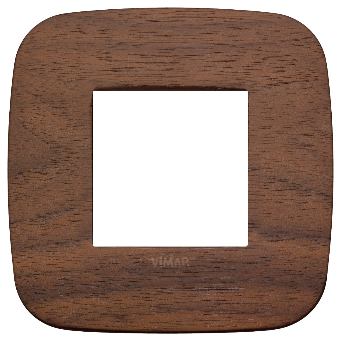 VIMAR - PLACCA ROUND 2M NOCE