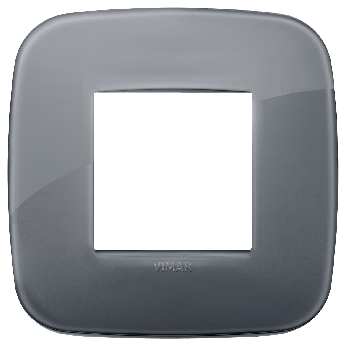 VIMAR - PLACCA ROUND 2M REFLEX GRIGIO FUME