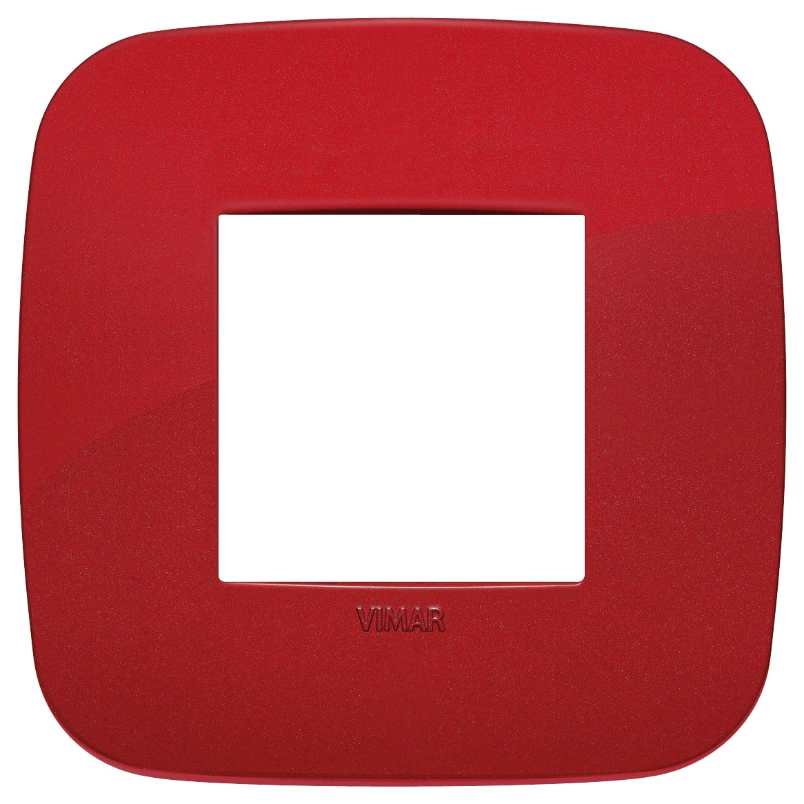 VIMAR - PLACCA ROUND 2M ROSSO