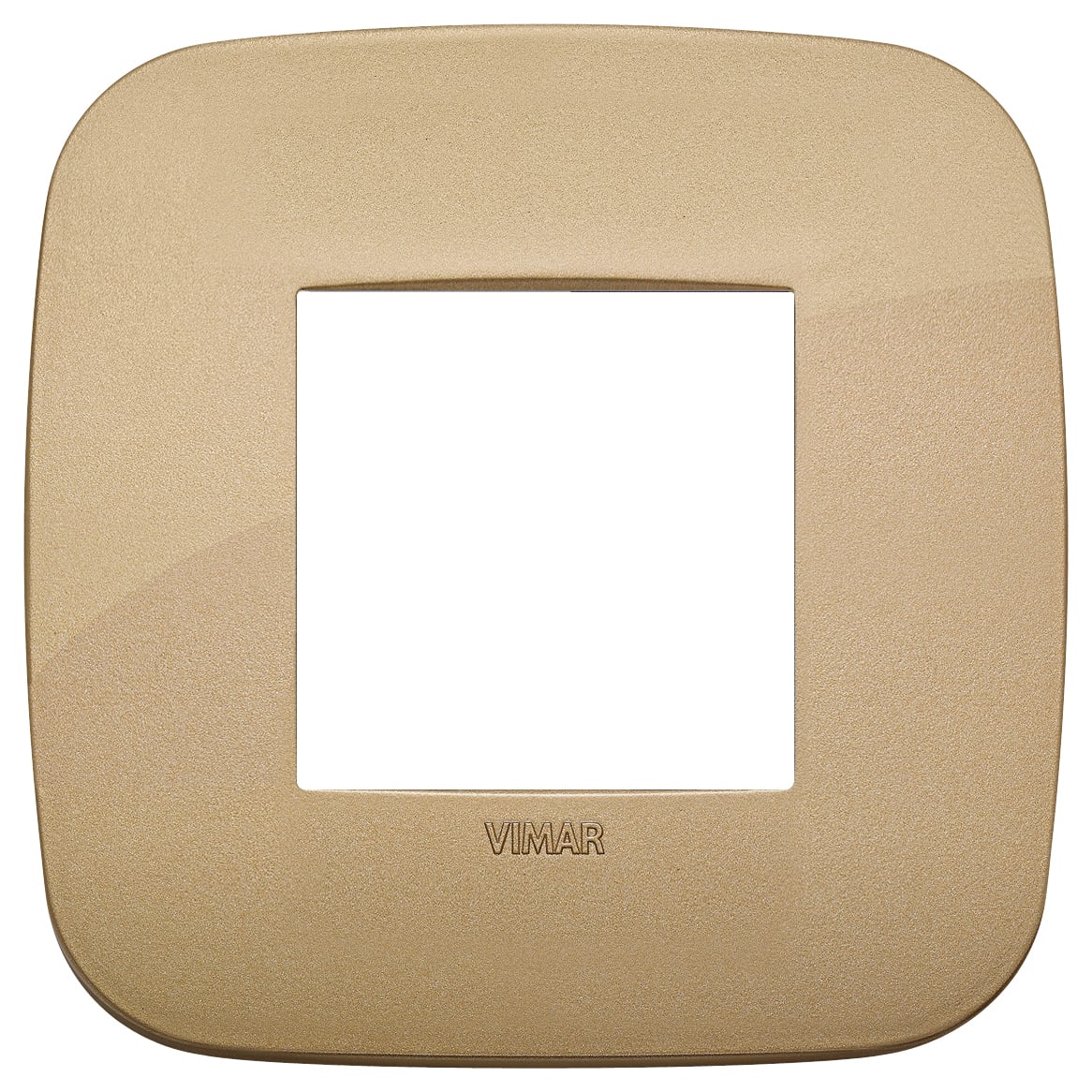 VIMAR - PLACCA ROUND 2M ORO ANTICO