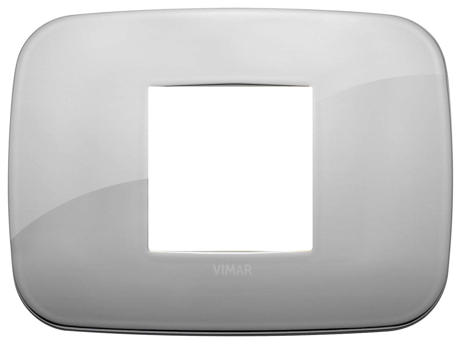 VIMAR - PLACCA ROUND 2M CENTRALI CROMO